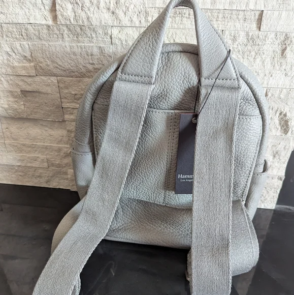 Hammitt Gray Leather Backpack - Picture 2 of 6